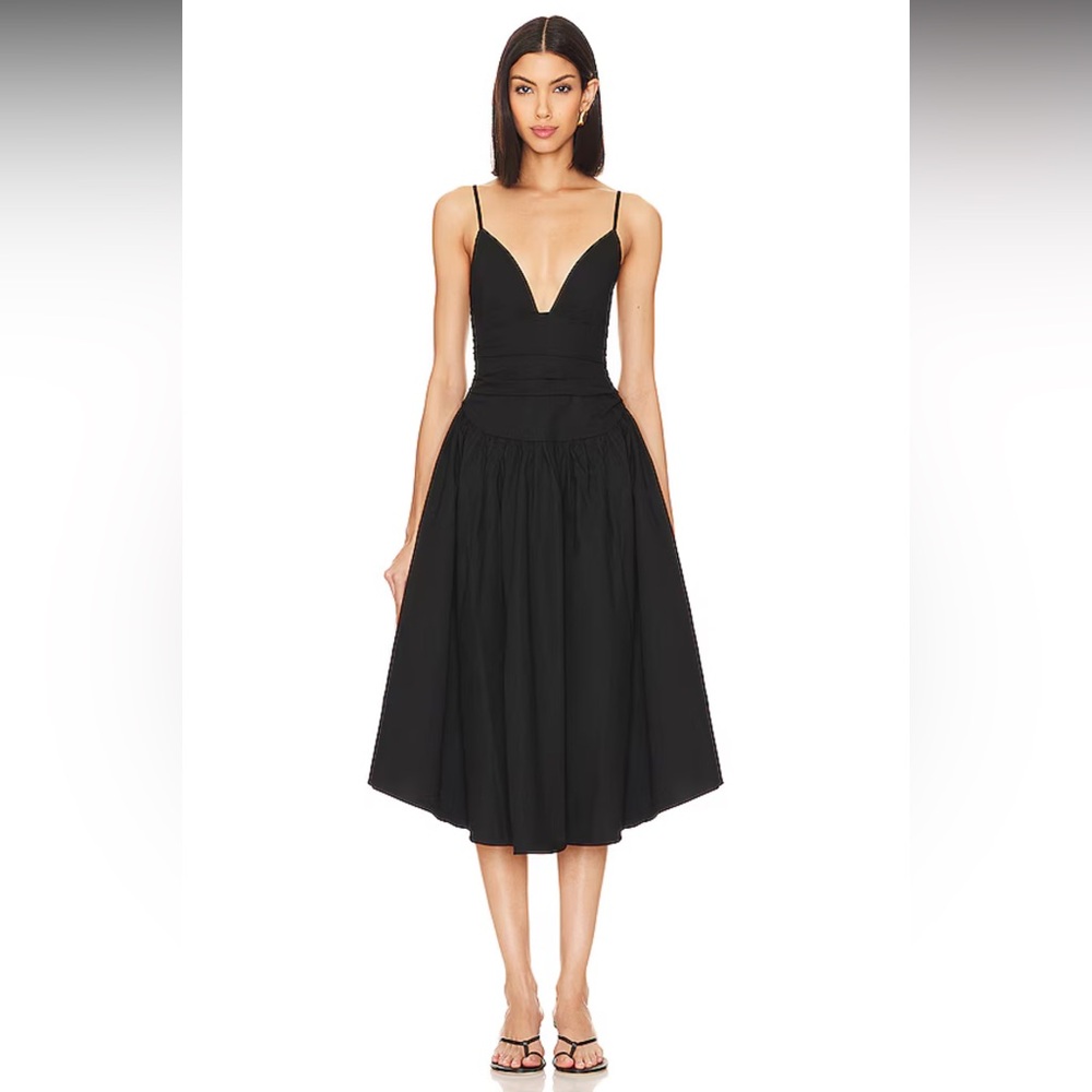 NBD Hela Midi Dress in Black